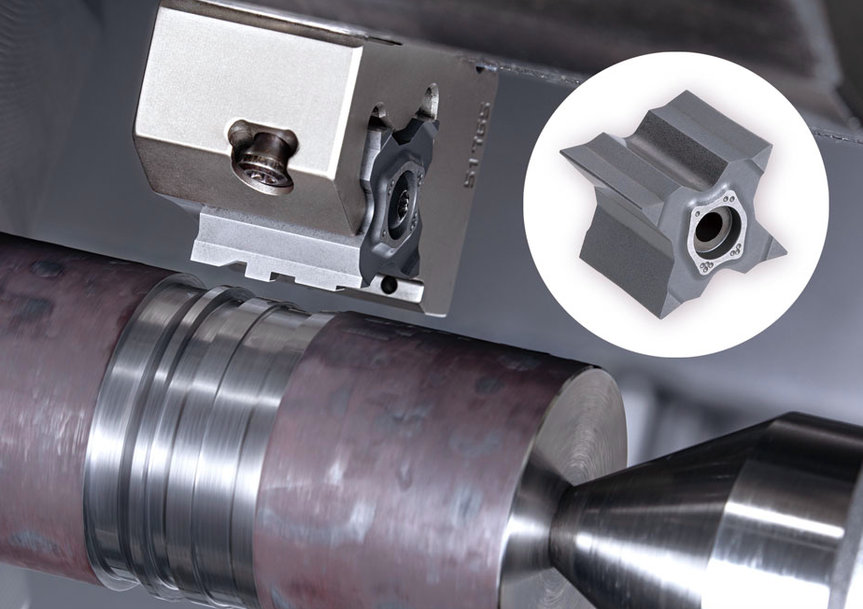 TETRAFORCECUT’S CUSTOM PROFILE GROOVING INSERTS REDUCE CYCLE TIME OF MASS-PRODUCED PARTS